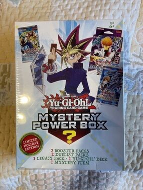 Yu-Gi-Oh! Mystery Power Box – White Box with Character Art